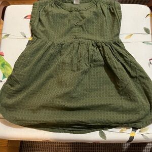 GAP Olive Green Layered Girls Dress 3T. Perfect for Holidays